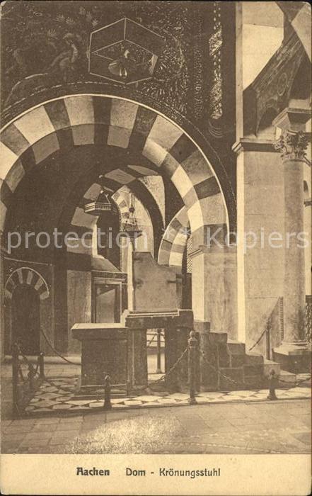 Aachen Dom Krönungsstuhl