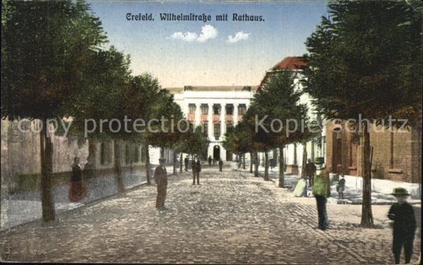 Krefeld 
Wilhelmstraße mit Rathaus