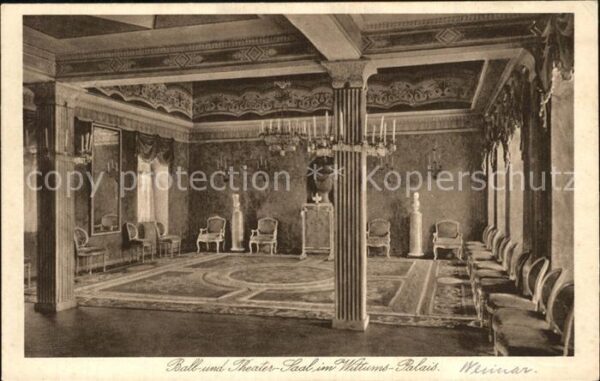 Weimar Thueringen Wittums-Palais Ballsaal