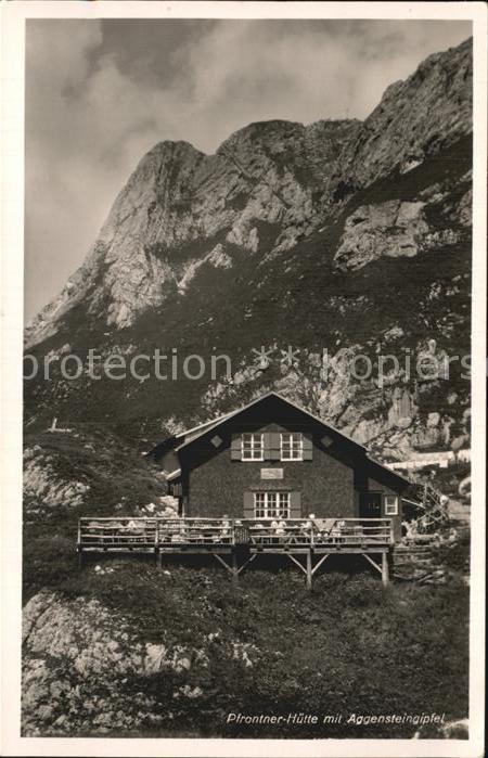 Aggenstein Gipfel mit Pfrontner-Hütte