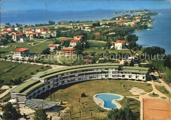 Sirmione Lago di Garda Fliegeraufnahme Colombare