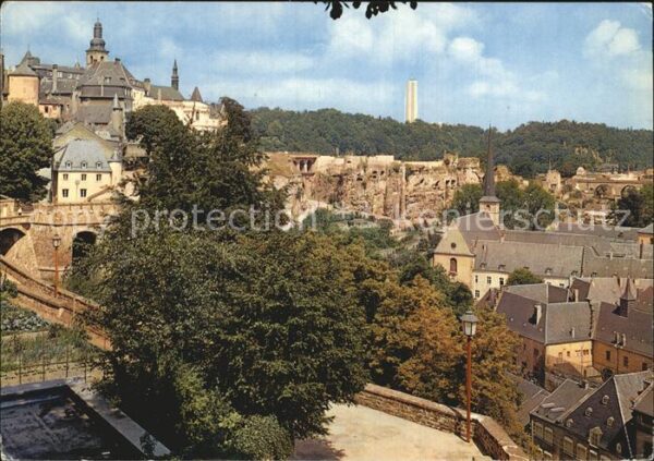 LUXEMBOURG  Luxemburg Fauborg du Grand et Rocher du Bock