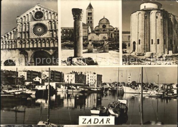 Zadar Zadra Zara Hafen Kirchen