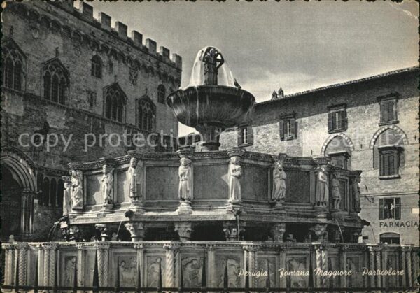 Perugia Fountains Detail Fontana Maggiore