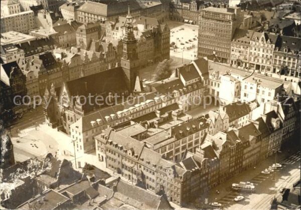 Wroclaw Fliegeraufnahme Rynek