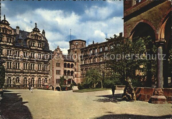Heidelberg Neckar Schlosshof