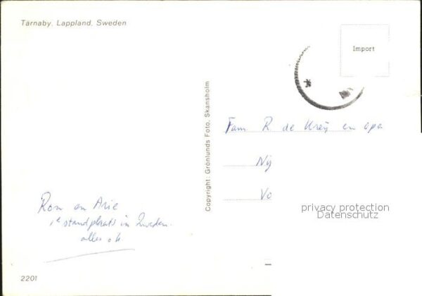 Schweden Tarnaby Lappland Torget Kyrkan – Bild 2