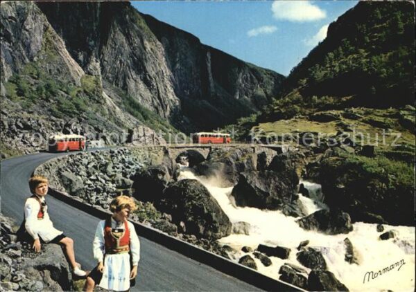 Norge Norwegen Mabodalen Ruten Eidfjord Fossli Geilo K