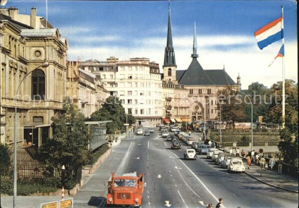 LUXEMBOURG  Luxemburg Boulevard Roosevelt Place de la Constit