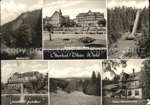 Oberhof Thueringen Räuberstein Schanze Schweizerhütte