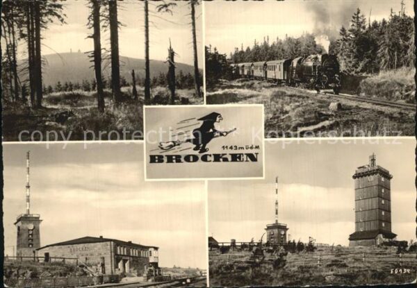 Brocken Harz Dampflock Sendetürme