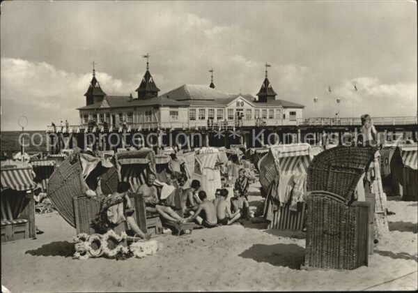 Ahlbeck Ostseebad Seebrücke Strand