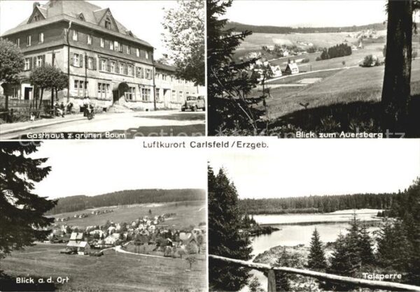 Carlsfeld Erzgebirge Auersberg Gasthaus zum grünen Baum Tals