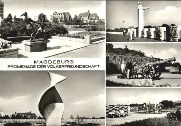 Magdeburg Promenade der Völkerfreundschaft