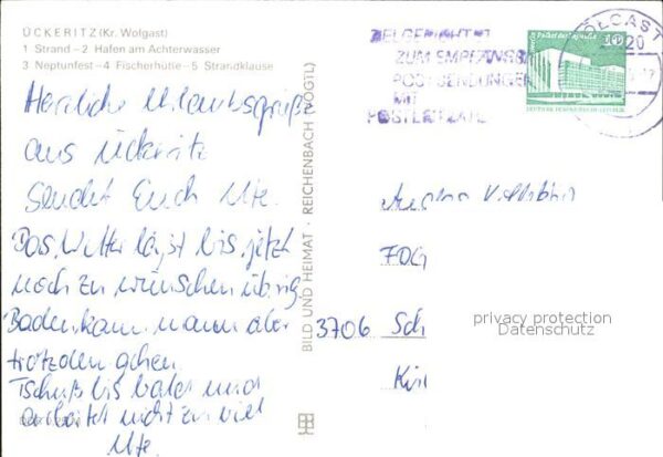Ueckeritz Usedom Strand Hafen Achterwasser Neptunfest St – Bild 2