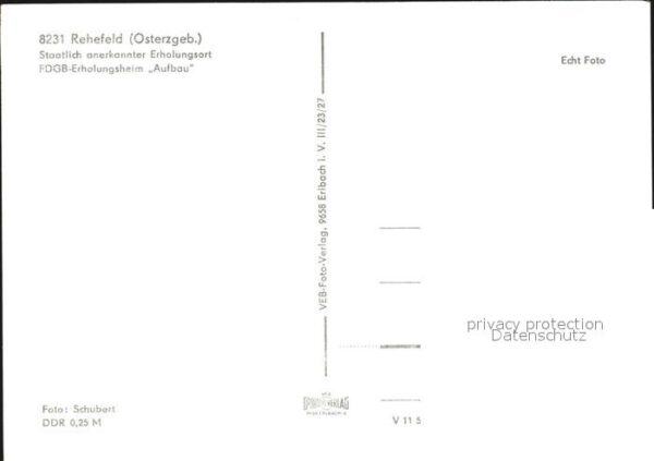 Rehefeld-Zaunhaus Erholungsheim Aufbau – Bild 2