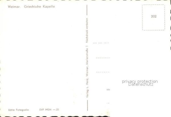 Weimar Thueringen Griechische Kapelle – Bild 2