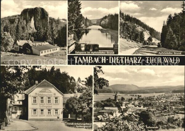 Tambach-Dietharz Falkenstein Apflestädter Grund Talsperr