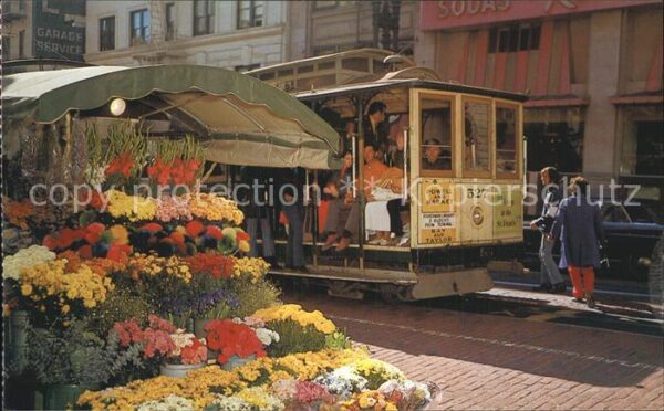 San Francisco California Powell Street Strassenbahn