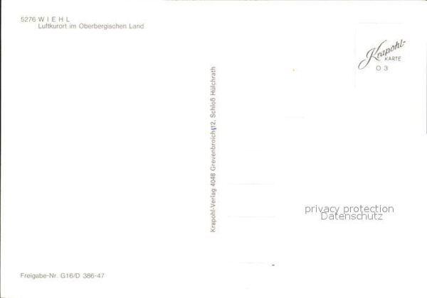 Wiehl Oberbergischer Kreis Fliegeraufnahme – Bild 2