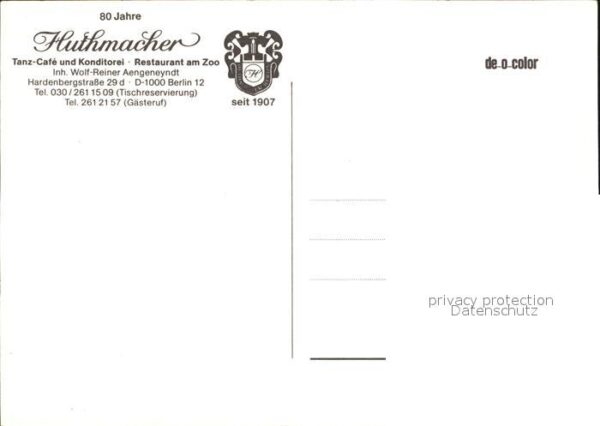 Berlin TanzCafe Huthmacher – Bild 2