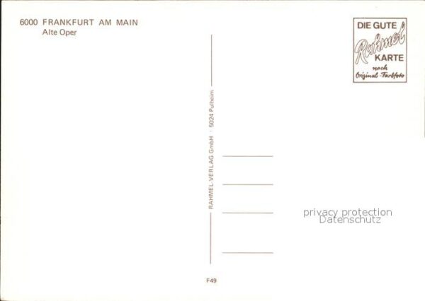 Frankfurt Main Alte Oper – Bild 2