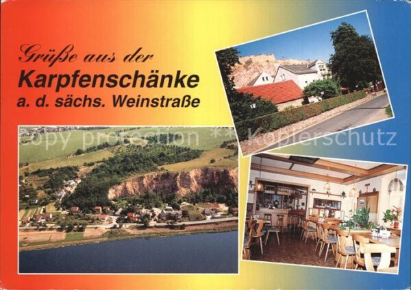 Meissen Elbe Sachsen Karpfenschänke Gartenrestaurant Elbpart