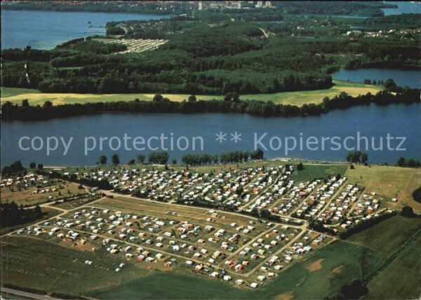 Ploen See Fliegeraufnahme Camping See
