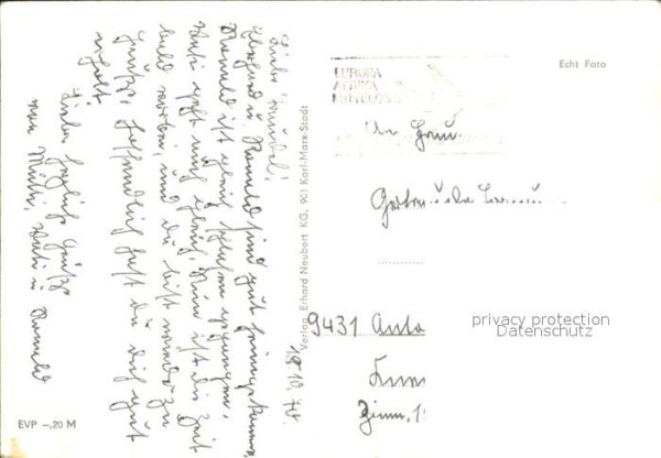 Karl-Marx-Stadt Klosterstrasse Poststrasse Rosenhof – Bild 2