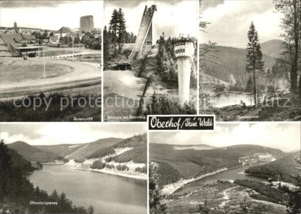 Oberhof Thueringen Schanze am Rennsteig Obertalsperre