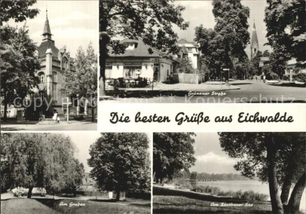 Eichwalde Zeuthener See Graben Grünauer-Strasse