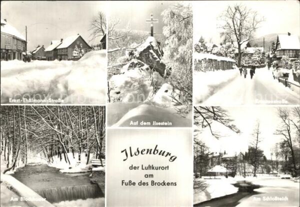 Ilsenburg Harz Schloßteich Ilsenstein Kroatenstrasse