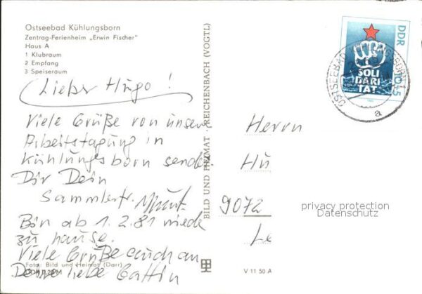 Kuehlungsborn Ostseebad Zentrag Ferienheim Erwin Fischer – Bild 2