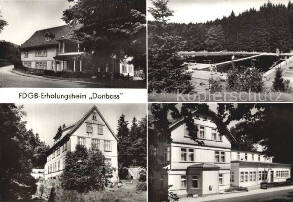 Elend Harz Erholungsheim Donbass Haus Waldgarten u
