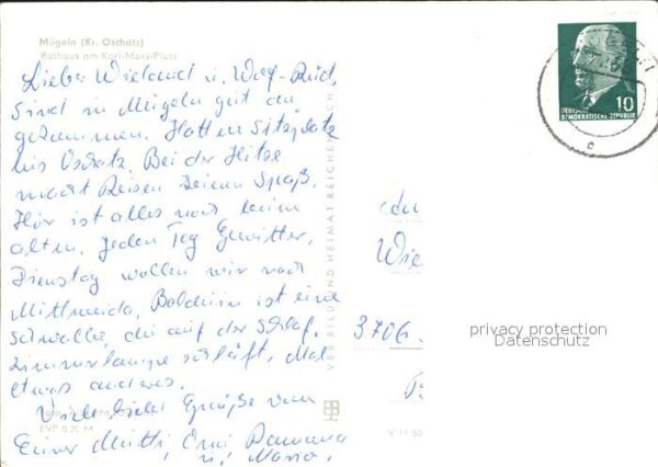 Muegeln Oschatz Rathaus Karl-Marx-Platz – Bild 2