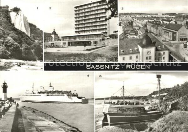 Sassnitz Ostseebad Ruegen Königsstuhl Rogen-Hotel MS-Saßnitz