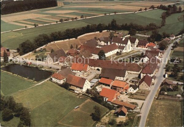 Heiligkreuztal bei Riedlingen Fliegeraufnahme Zisterzi