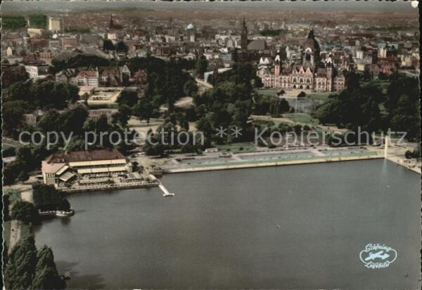 Hannover Fliegeraufnahme Maschsee Nordufer