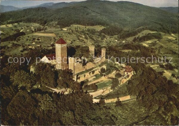 Heppenheim Bergstrasse Fliegeraufnahme Starkenburg