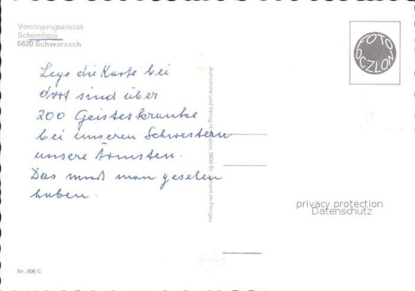 Schwarzach Pongau Versorgungsanstalt Schernberg – Bild 2