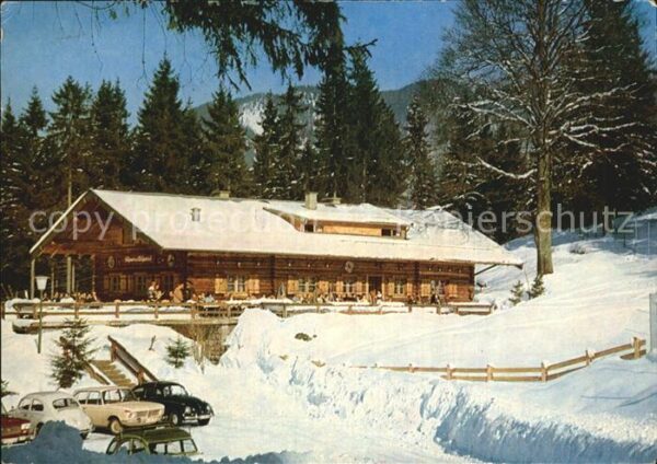 Rottach-Egern Cafe Restaurant Alpenwildpark an der Wa