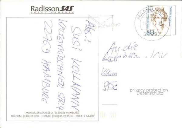 Hamburg Radisson SAS Hotel Fliegeraufnahme – Bild 2