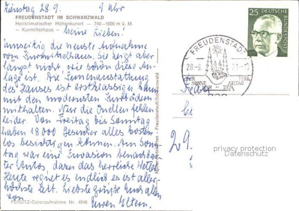 Freudenstadt Kurmittelhaus Heilklimatischer Höhenkur – Bild 2