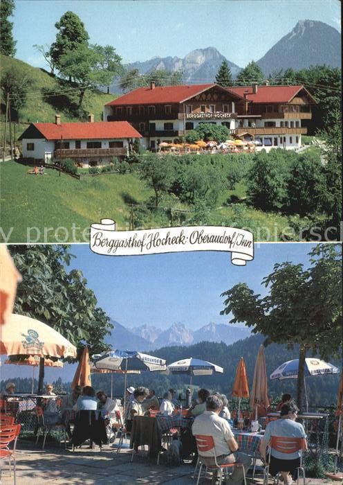 Oberaudorf Berggasthof Pension Hocheck Terrasse Al