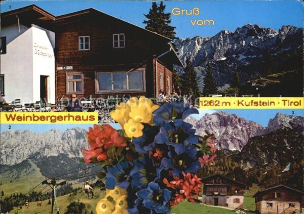 Kufstein Tirol Berghaus Weinberger Wilder Kaiser Brent