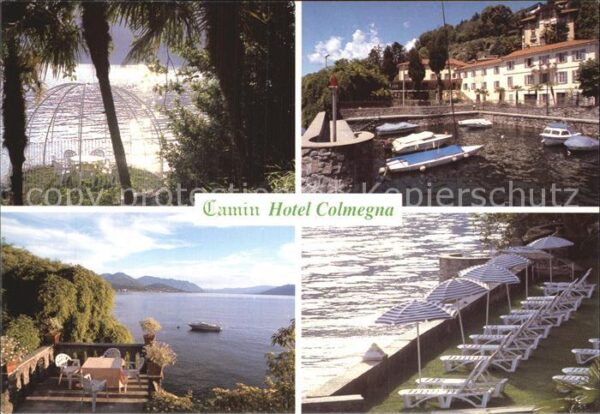 Luino Camin Hotel Colmegna Terrasse Hafen