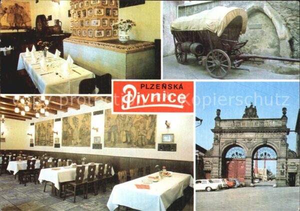 Plzen Pilsen Plzenska Pivnice Restaurant Postkutsche