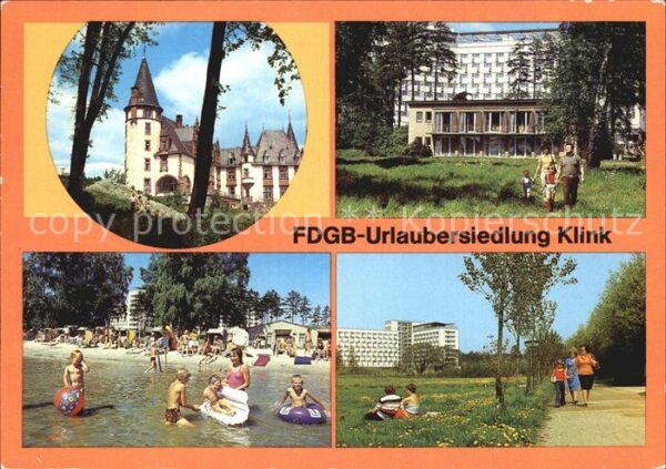 Klink Waren FDGB Urlaubersiedlung Erholungsheim Her
