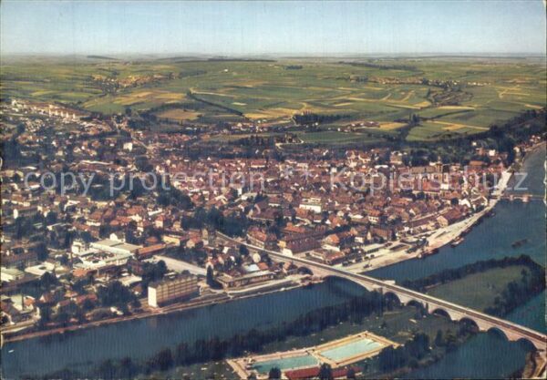 Kitzingen Main Mainbrücke Fliegeraufnahme