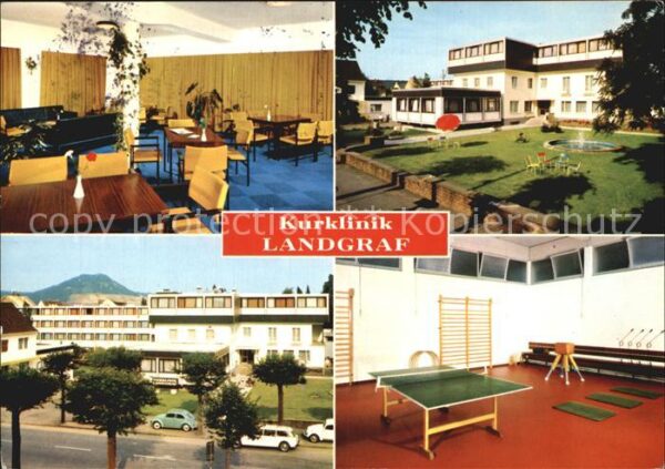 Bad Neuenahr-Ahrweiler Kurklinik Landgraf Garten Sporthalle Ti